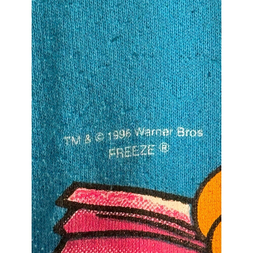 Vintage 1996 LOONEY TUNES Tweety Bad As I Wanna Be Sweater Women Medium M - Picture 5 of 9